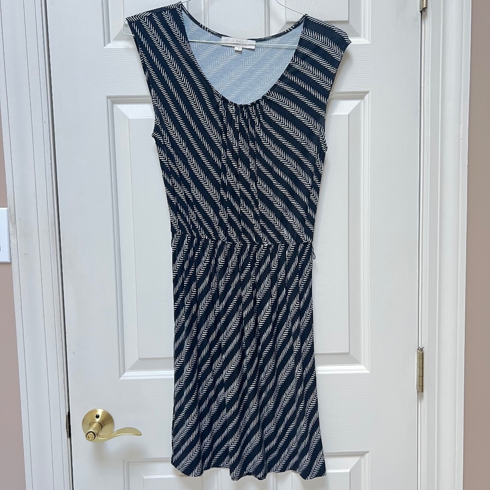 LOFT Striped Mini Dress